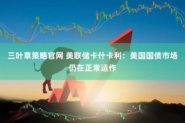 三叶草策略官网 美联储卡什卡利：美国国债市场仍在正常运作